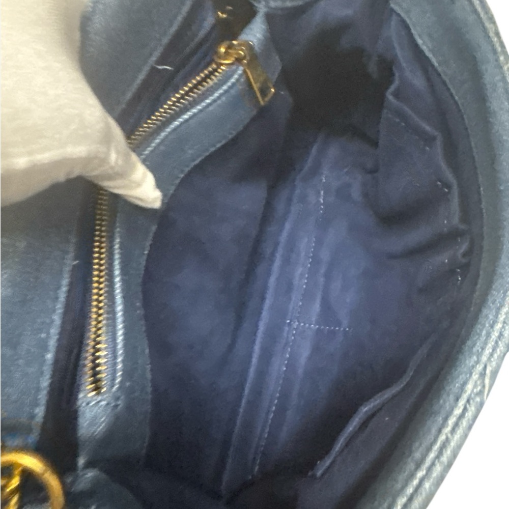 Steve Madden Blue Quilted Shoulder Bag - Picture 8 of 10